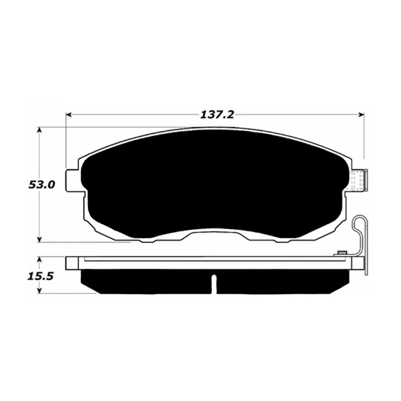 Porterfield Brake Pads for 2013 NISSAN SENTRA 2.5L SE-R