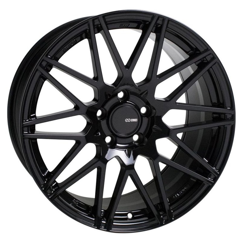 Enkei TMS 18×8 5×100 45mm Offset 72.6mm Bore Gloss Black Wheel