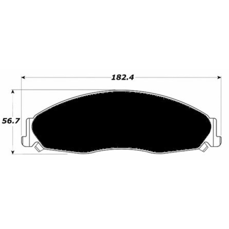 Porterfield Brake Pads for 2005 PONTIAC GRAND PRIX GXP