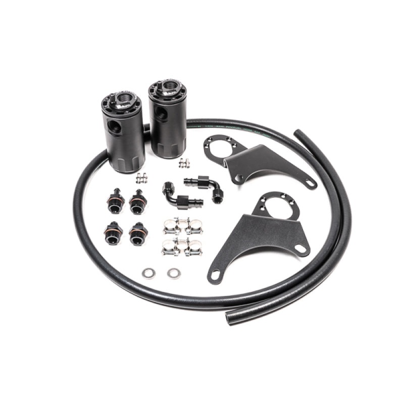 Radium Engineering Mitsubishi Evo 8-9 Dual Catch Can Kit Fluid Lock