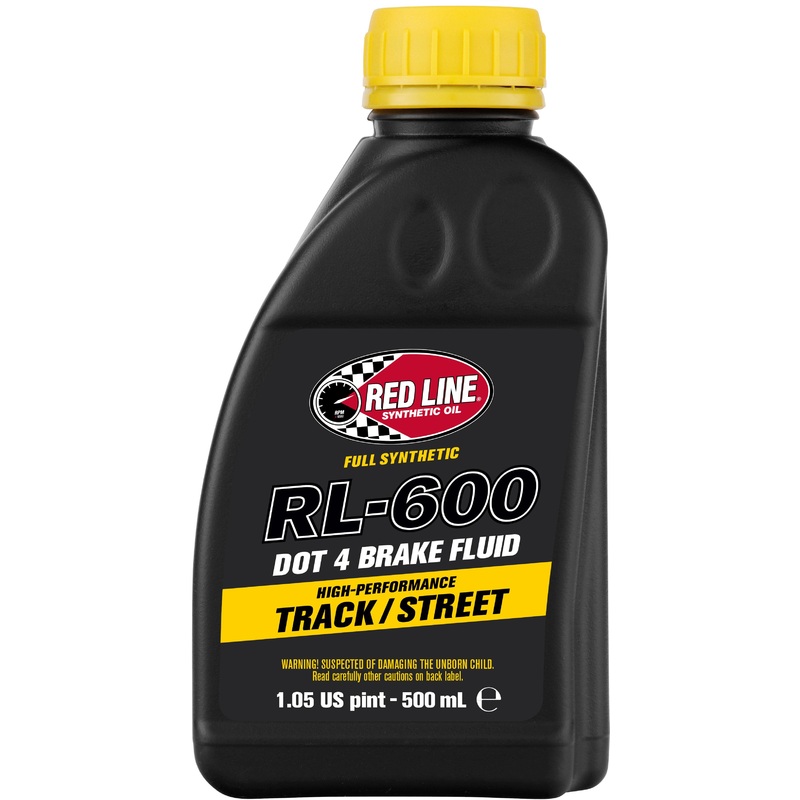 Rl-600 Dot 4 Syn Brake Fluid 500Ml by Red Line
