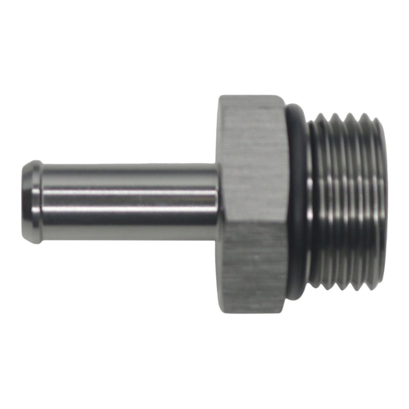 DeatschWerks 10AN ORB Male to 3/8in Male Barb Fitting – Anodized DW Titanium