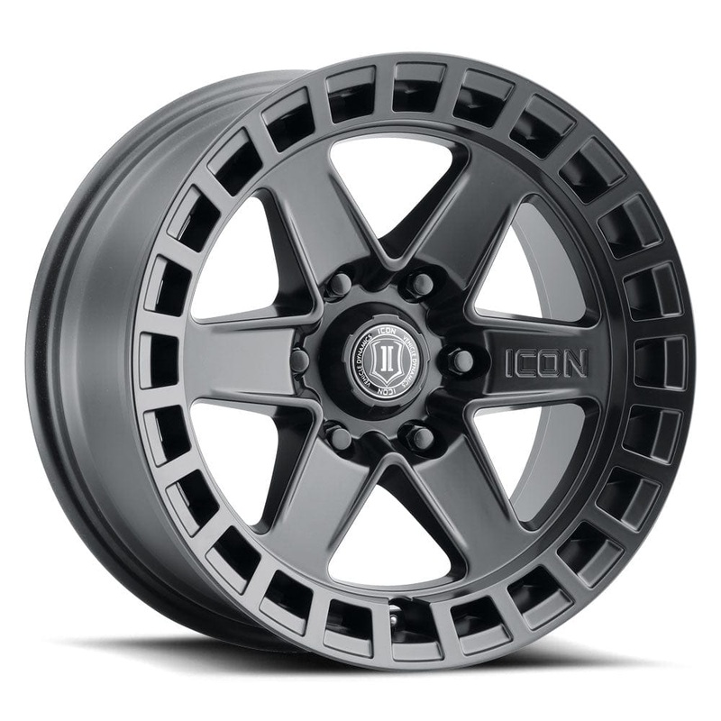 ICON Alloys Raider 17″ 6×120 Satin Black