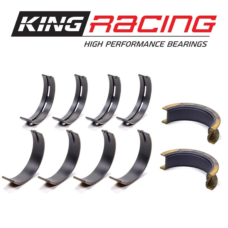 King Bearings XPG Coated Race Main Bearings Set Subaru Impreza WRX / STi EJ20 EJ25 Thrust #5 STD