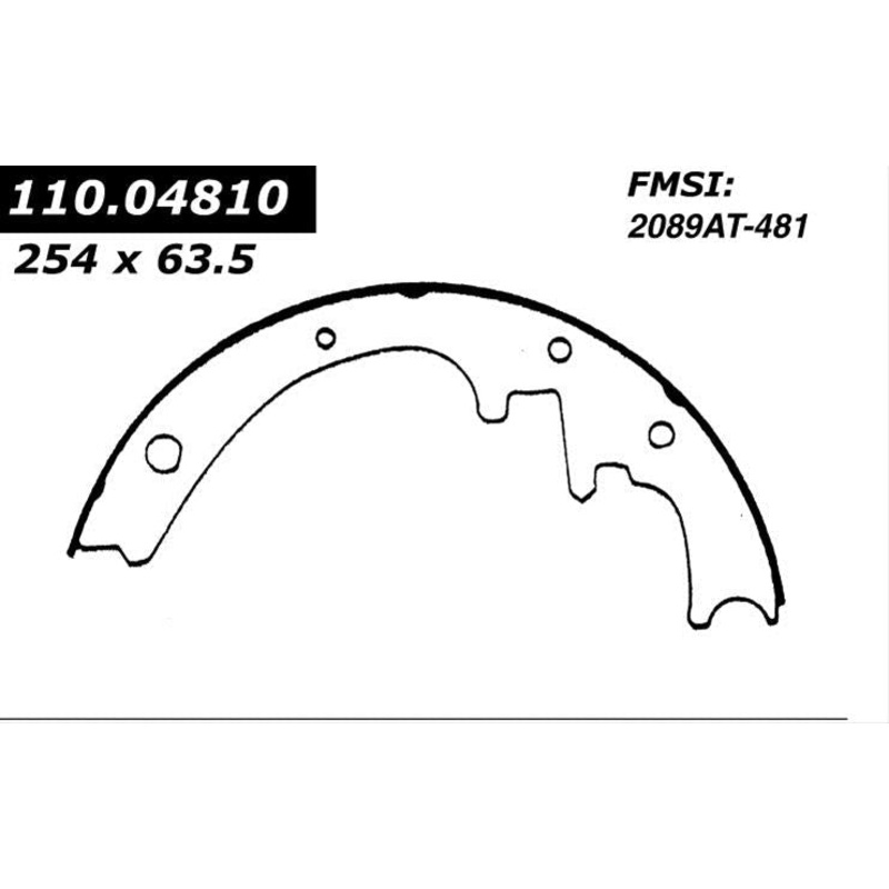 Porterfield Brake Shoes for 1981 LINCOLN CONTINENTAL