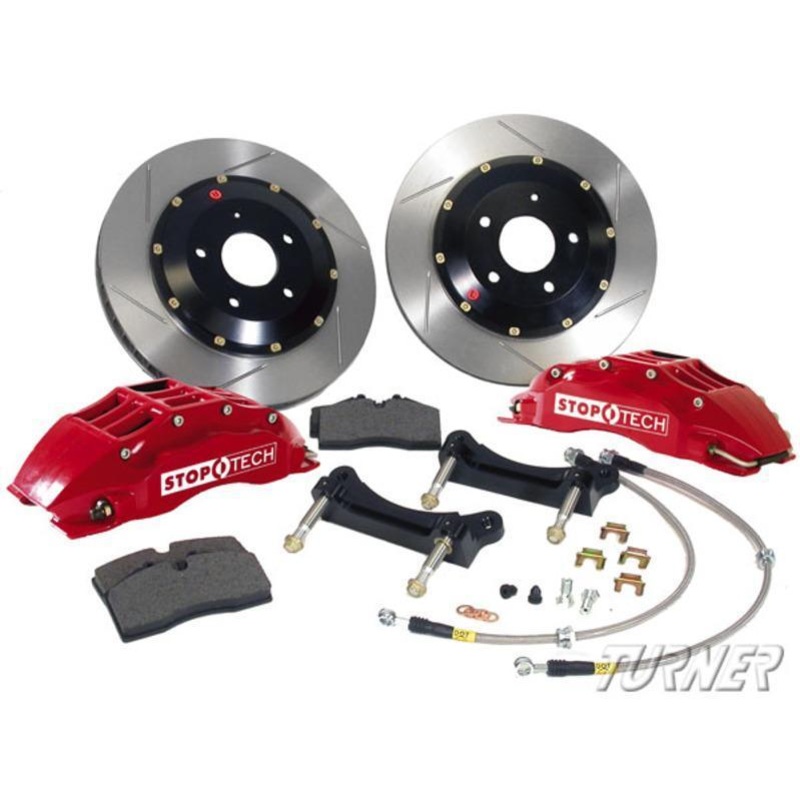StopTech 380mm 6-Piston Big Brake Kit w/ Slotted Rotors | 2015+ VW Golf R Mk7 (83.896.6800.51)