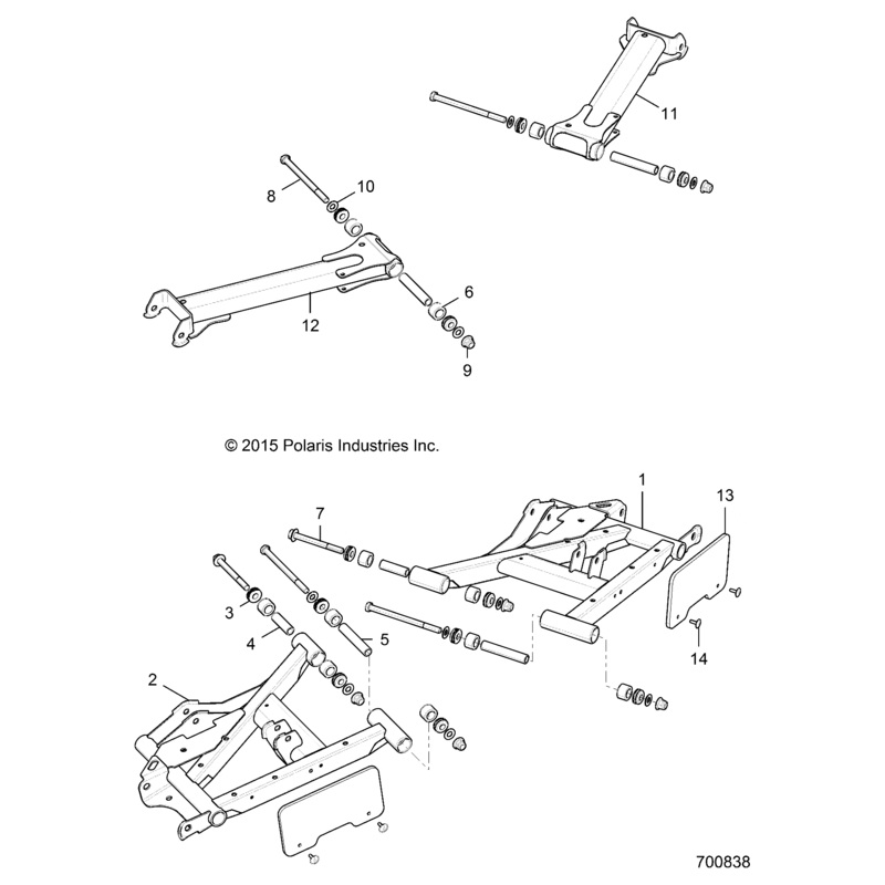 Weld-A-Arm,Rear,Lower,Lh,60,S.Gr by Polaris
