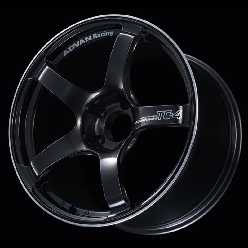 Advan TC-4 Wheel – 17×7.0 +42 | 4×100 | Black Gun Metallic & Ring