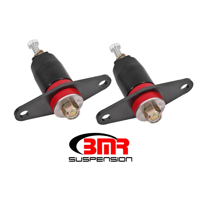 BMR 16-17 6th Gen Camaro Motor Mount Kit (Polyurethane) – Black Anodized