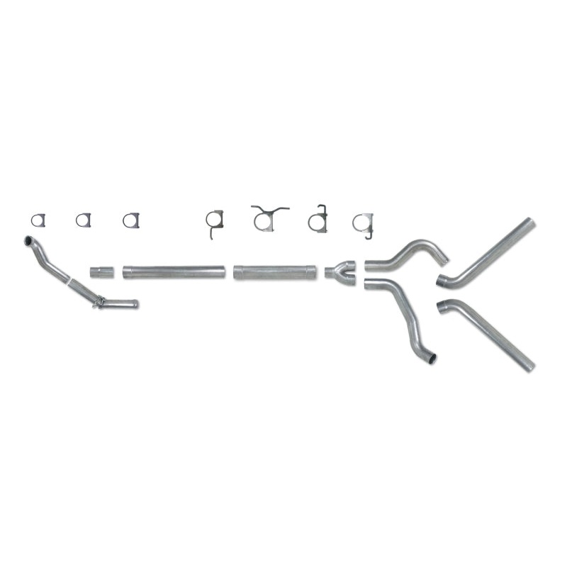 Diamond Eye KIT 4in TB MFLR RPLCMENT PIPEDUALALUM94-97 5 7 3L F250/F350 PWRSTROKE NFS
