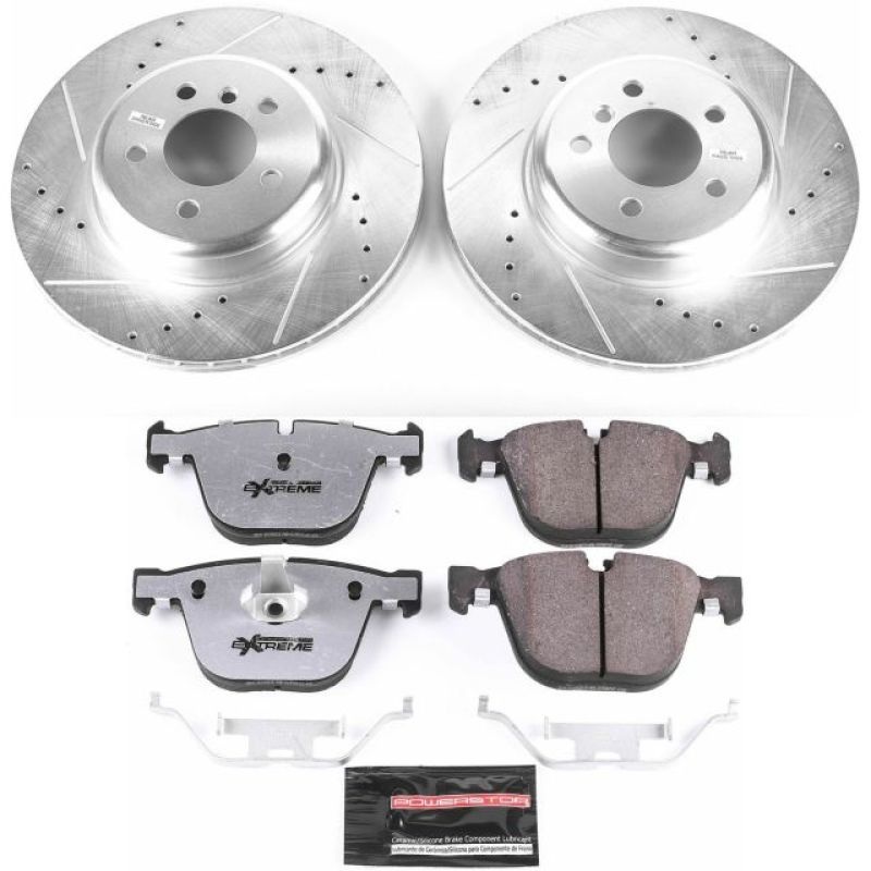 PowerStop Power Stop 10-17 BMW 535i GT Rear Z26 Street Warrior Brake Kit