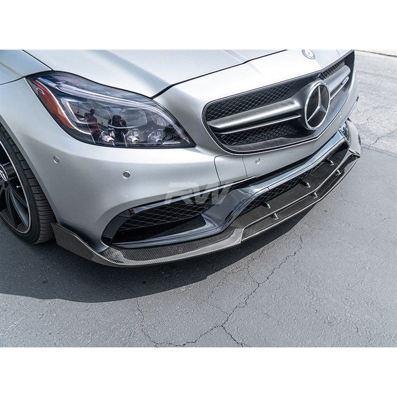 RW Carbon Style Carbon Fiber Front Lip – Mercedes / W218 / CLS63 / BRS