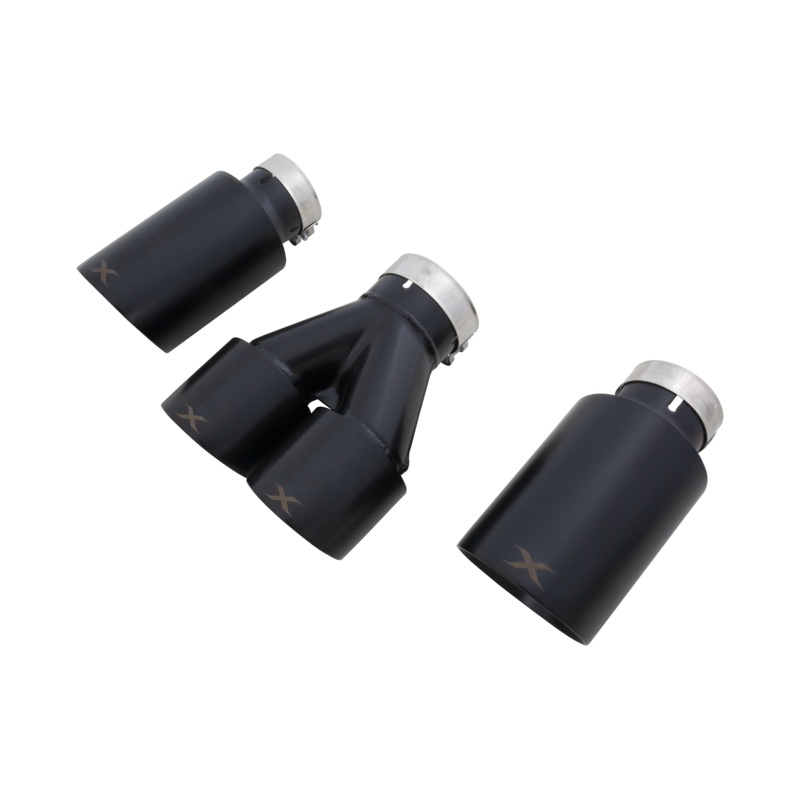 XForce Matte Black Exhaust Tips For Xforce Exhaust – Toyota GR Corolla