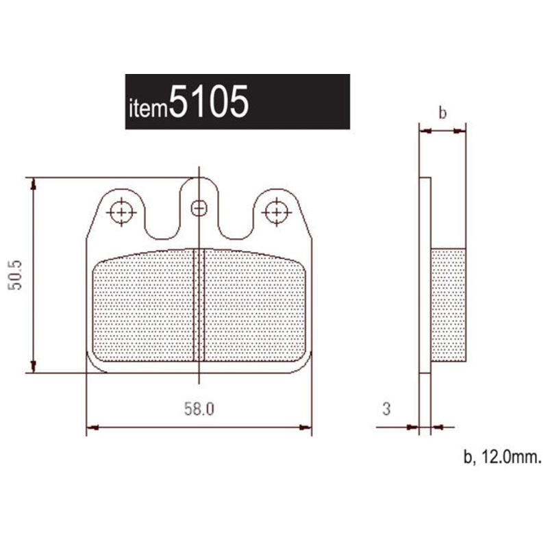 10. Aftermarket 5105 CRG Ven05 Rear Brake Pads, Red, Pair