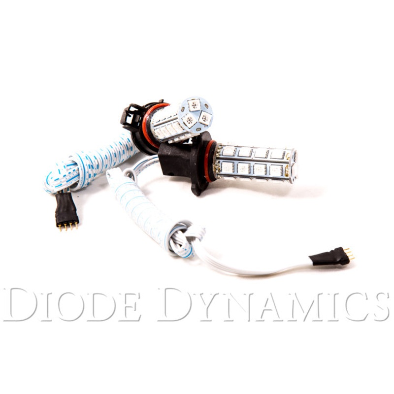 5202/PSX24W SMD27 LED RGB Pair Diode Dynamics