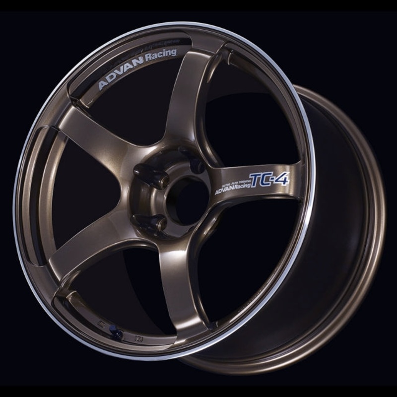Advan TC-4 Wheel – 17×7.0 +42 | 4×100 | Umber Bronze Metallic & Ring