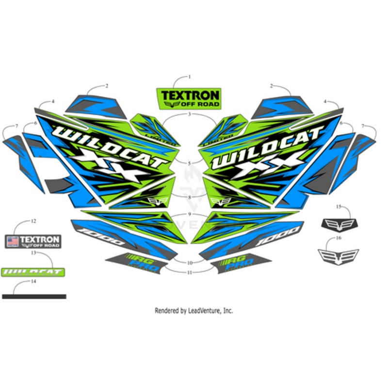 Fender Decal – Rear – Lower – Right by Arctic Cat