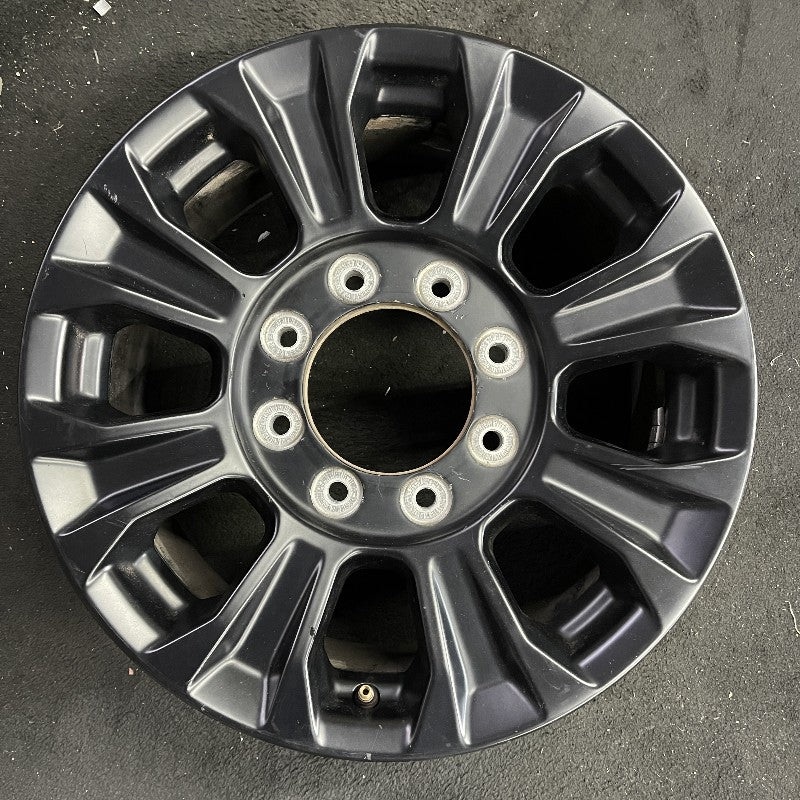 18″ FORD F250SD PICKUP 20-22 18×8 aluminum 8 spoke black Original OEM Wheel Rim