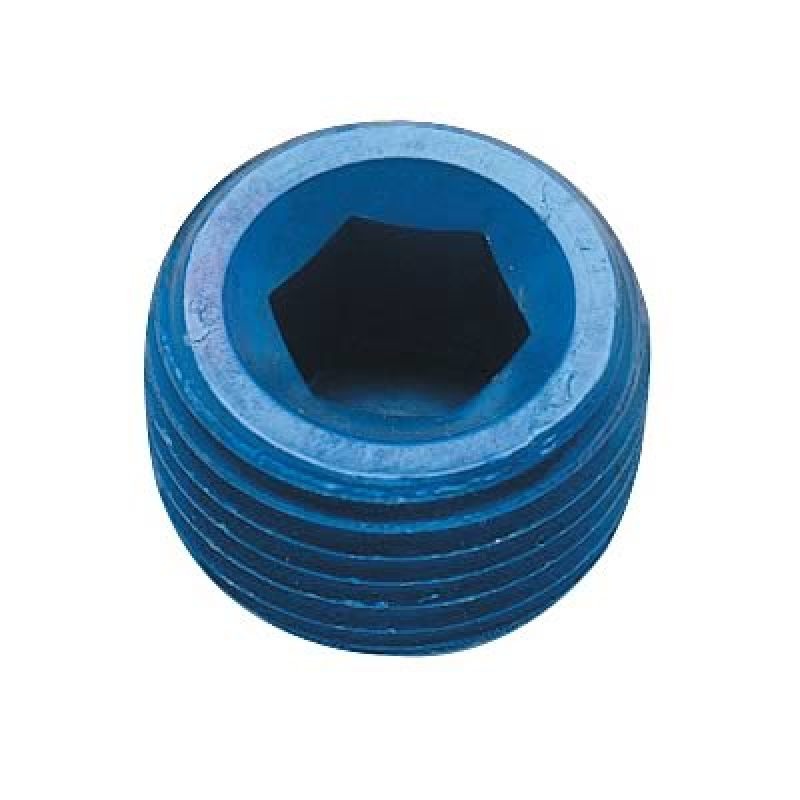Fragola 1/2 NPT Internal Pipe Plug – Blue