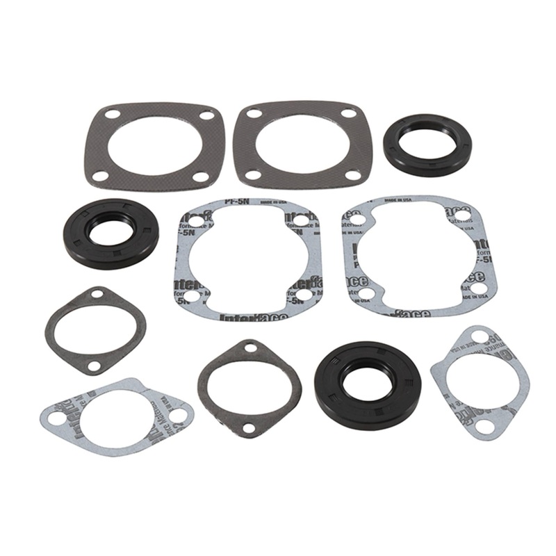 Vertex 7111190 Gaskets 73-79 Ski-Doo Elan 250/Deluxe/250 SS Complete Gasket Kit w/ Oil Seals