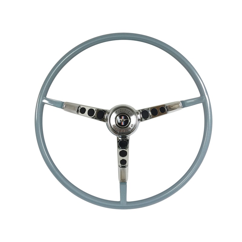 1966 Ford Mustang Blue Steering Wheel Kit | ST3034BLUE66-KIT
