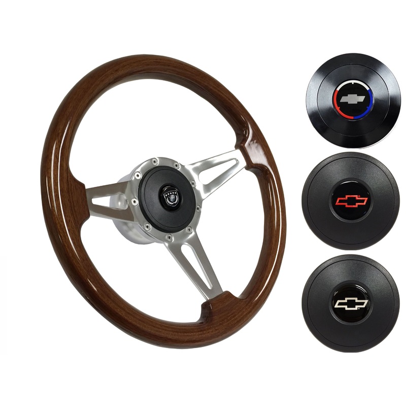 1970-88 Monte Carlo Steering Wheel Kit | Mahogany Wood | ST3078