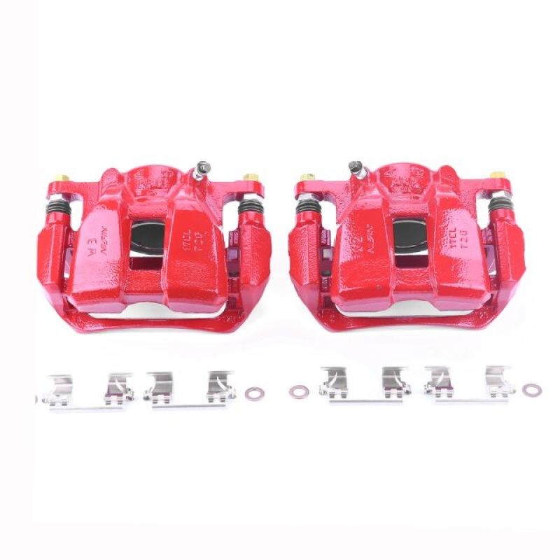 Power Stop 13-18 Honda Accord Front Red Calipers w/Brackets – Pair