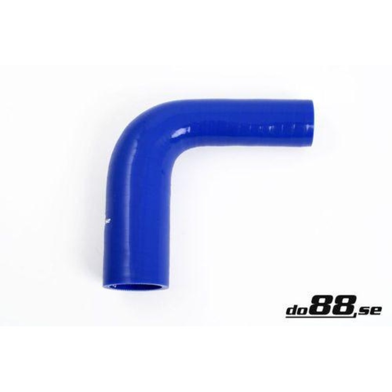 Silicone Hose Blue 90 degree 1,375 – 1,5” (35 – 38mm)