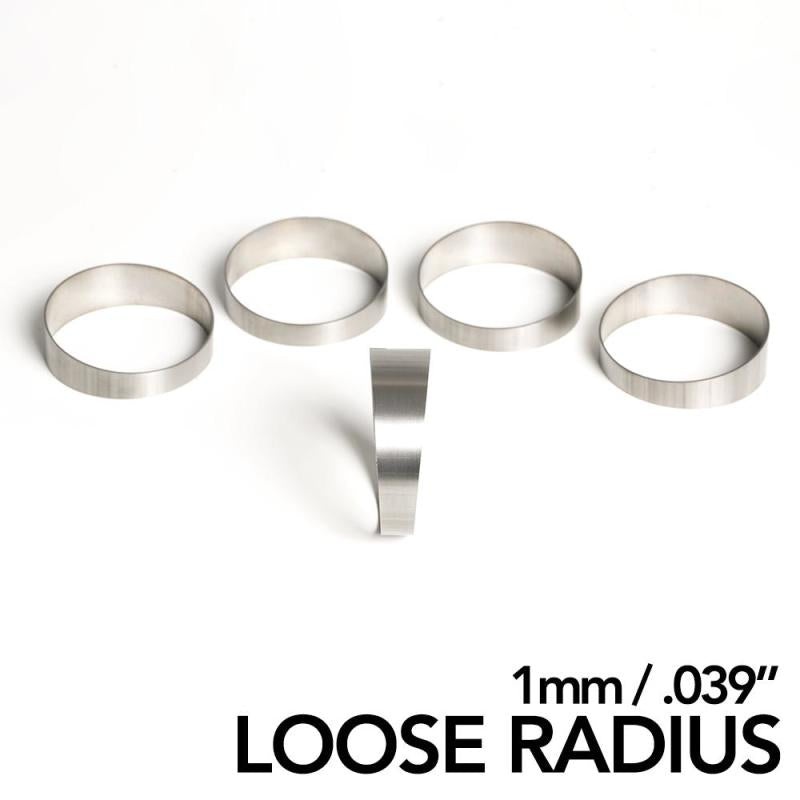 Ticon Industries 1.50in 45 Degree 2.2D/3.3in CLR Loose Radius 1mm Wall Titanium Pie Cuts – 5pk