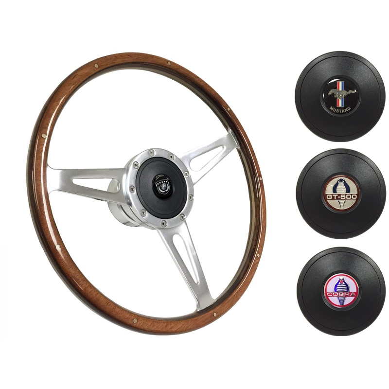1979-82 Ford Mustang Steering Wheel Kit | Deluxe Walnut Wood | ST3053