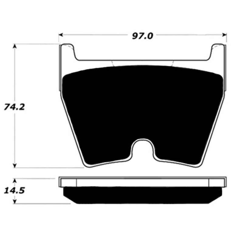 Porterfield Brake Pads for 2019 AUDI TT-RS Coupe w/Iron Disc
