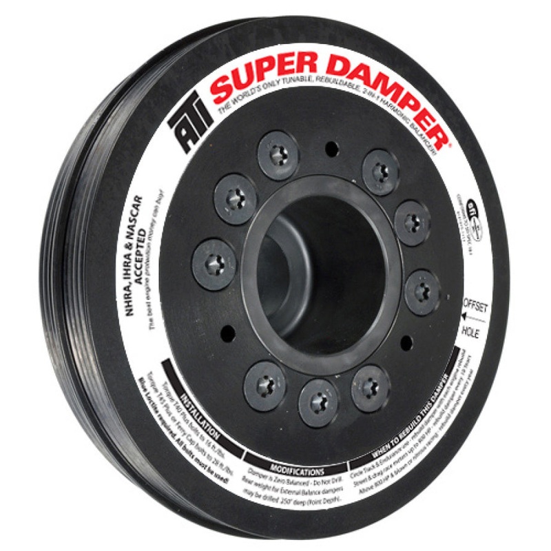 ATI Super Dampers 6.78in Aluminum | 2 4 Grv w/ Integral Lower Cam Drive Mitsubishi Eclipse 4G63 1990-1999 | 918251