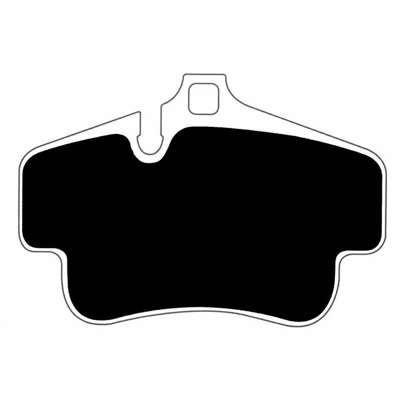 Porterfield Brake Pads for 2008 PORSCHE Boxster S w/Ceramic Discs