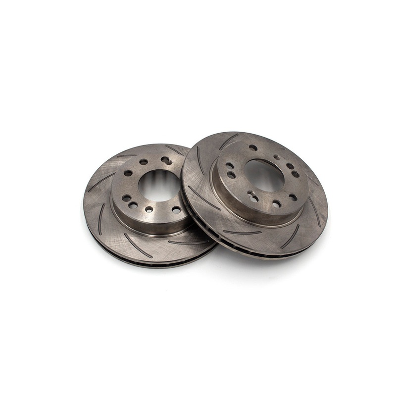 ROFU – Max Street Friction Slotted Front Rotors Nissan 240SX S13 / S14 – 4 & 5 LUG
