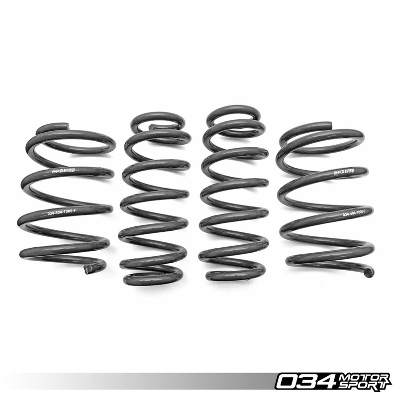 034Motorsport Dynamic+ Lowering Springs (A3/S3)