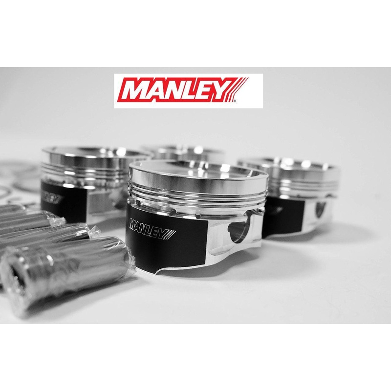 Manley Turbo Tuff Forged Pistons Evo 4-9 4G63T 7-Bolt 85mm -12 cc 9.0:1