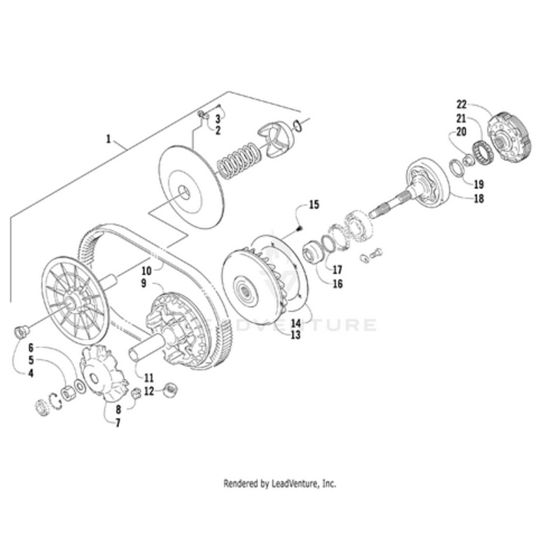 Stationary Sheave – Drive by Arctic Cat