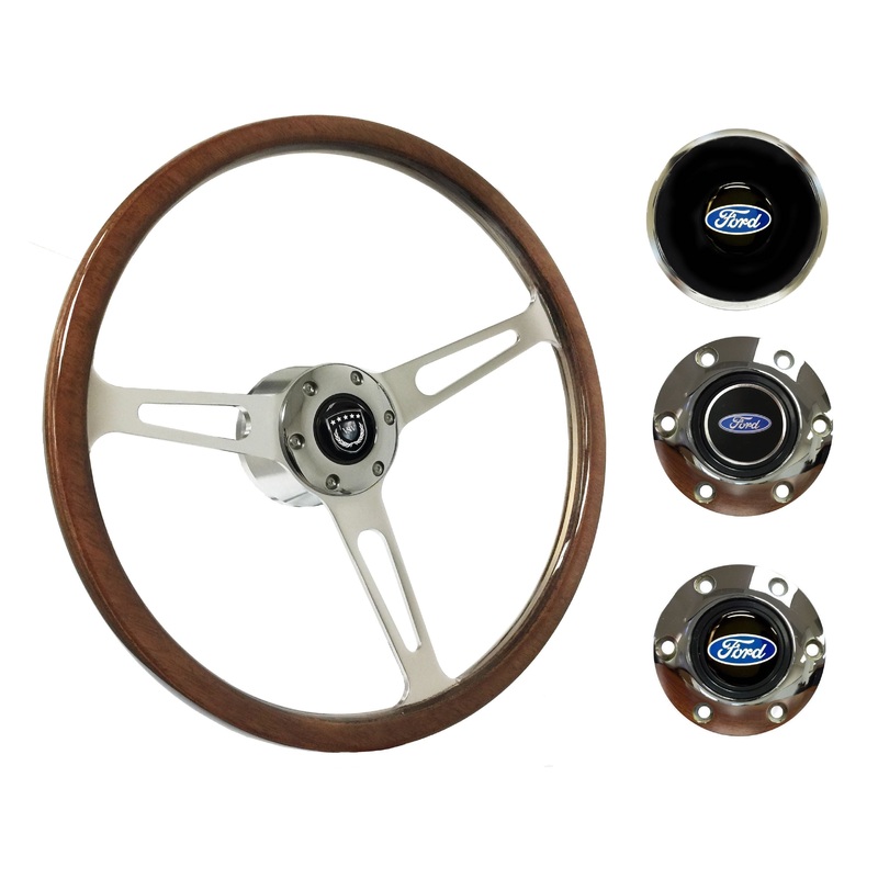 1970-79 Ford Ranchero Steering Wheel Kit | Deluxe Walnut Wood | ST3554