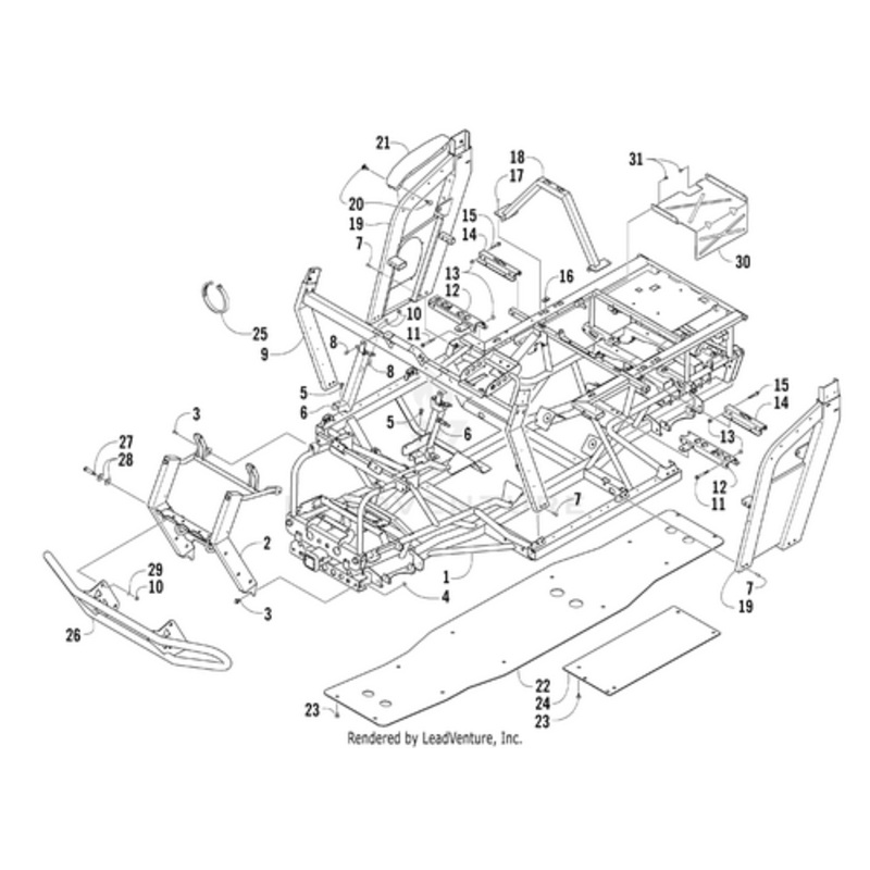Canopy Support by Arctic Cat