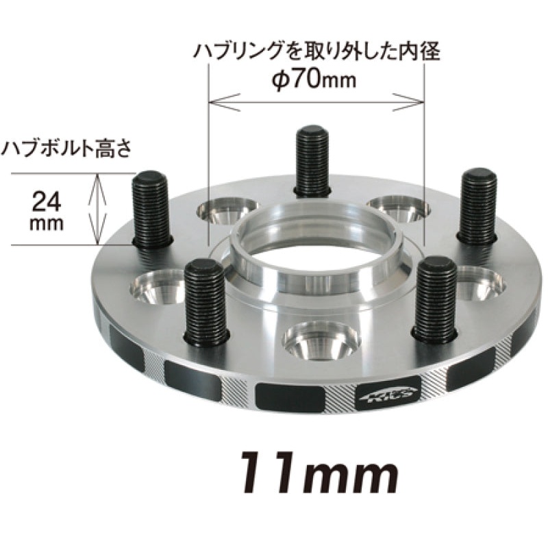 Project Kics 11mm Thick 12×1.50 Wide Tread Spacer