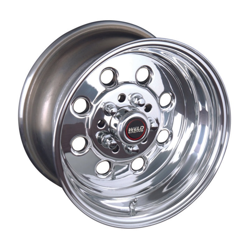 Weld Draglite 15×14 / 5×4.5 & 5×4.75 BP / 3.5in. BS Polished Wheel – Non-Beadlock