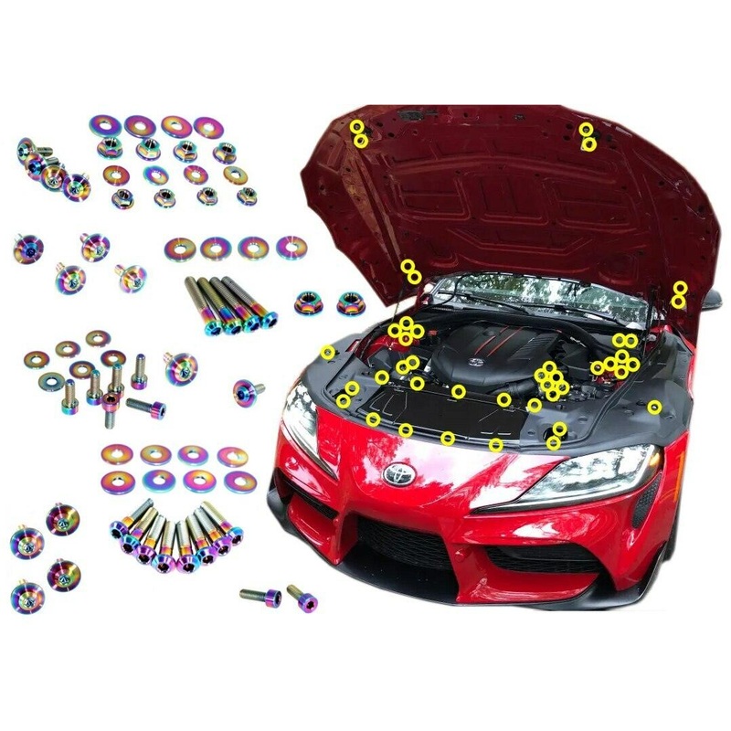 ZSPEC “Stage 2” Titanium Fastener Kit | 2020-2026 Toyota Supra (00843612148087)