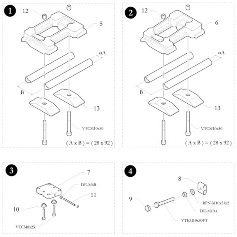 12. 20.1488.06 Birel Engine Mount Nut