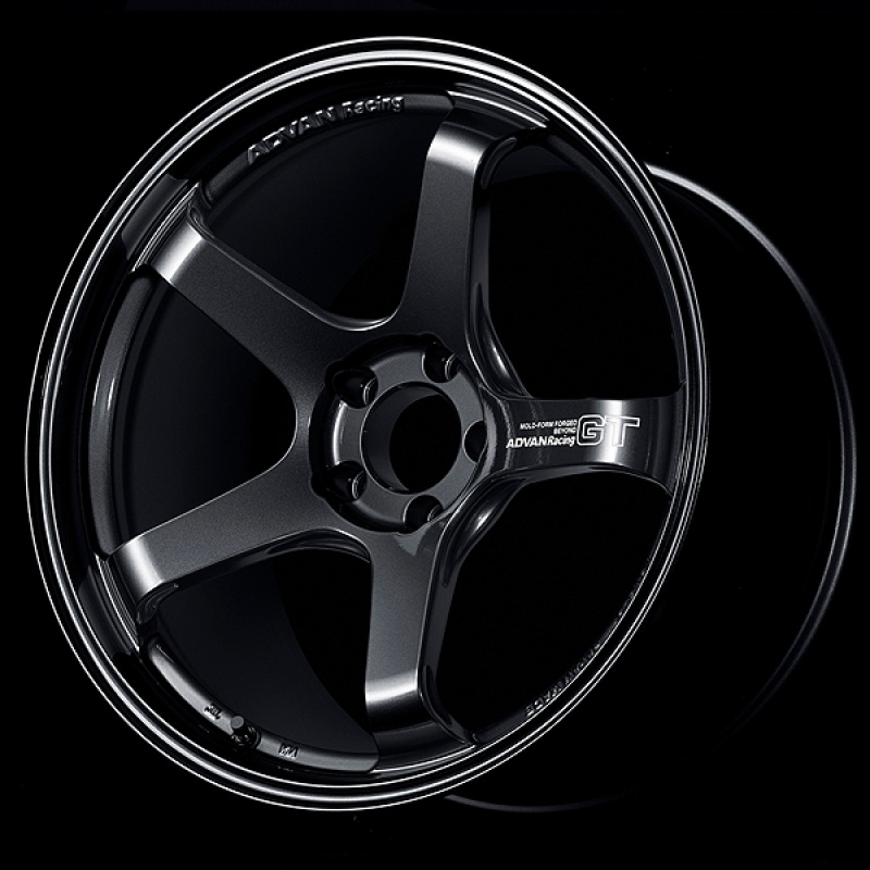 Advan GT Beyond 19×8.5 +45 5-100 Racing Titanium Black Wheel