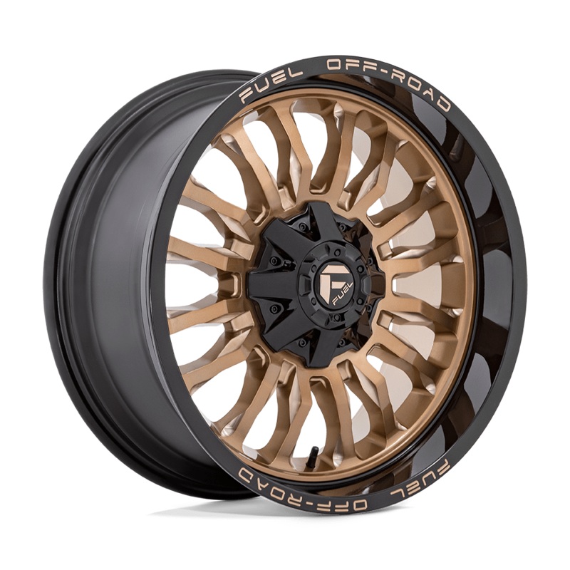 Fuel Wheels D797 ARC 20″ 8×165.1 Platinum Bronze With Black Lip