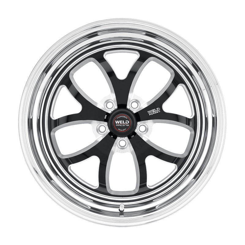 Weld S76 17×10 / 5x115mm BP / 6.8in BS Black Wheel (Medium Pad) – Non-Beadlock