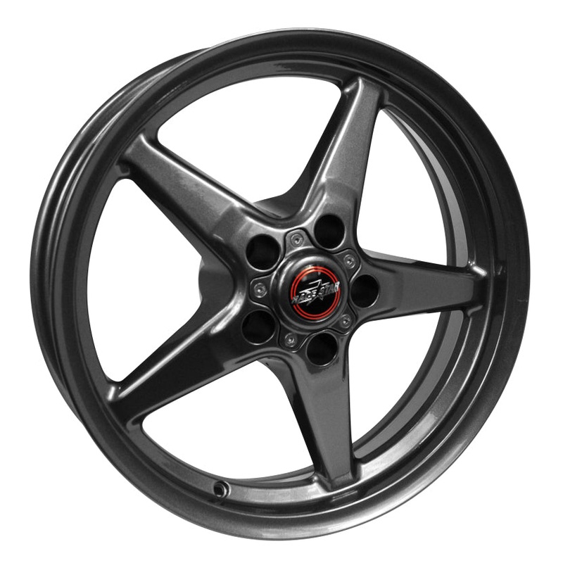 Race Star 92 Drag Star Bracket Racer 17×7 5×4.75bc 4.25bs Metallic Gray Wheel