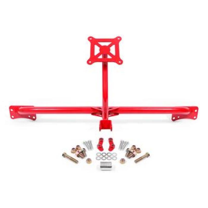 BMR 2015-2019 Ford Mustang Bolt-On Parachute Mount – Red