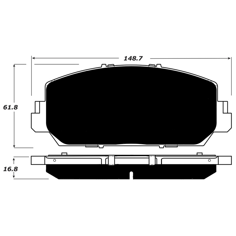 Porterfield Brake Pads for 2015 ACURA RDX