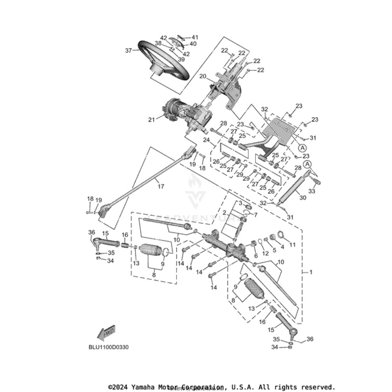 Power Stearing Actuator Assembly by Yamaha